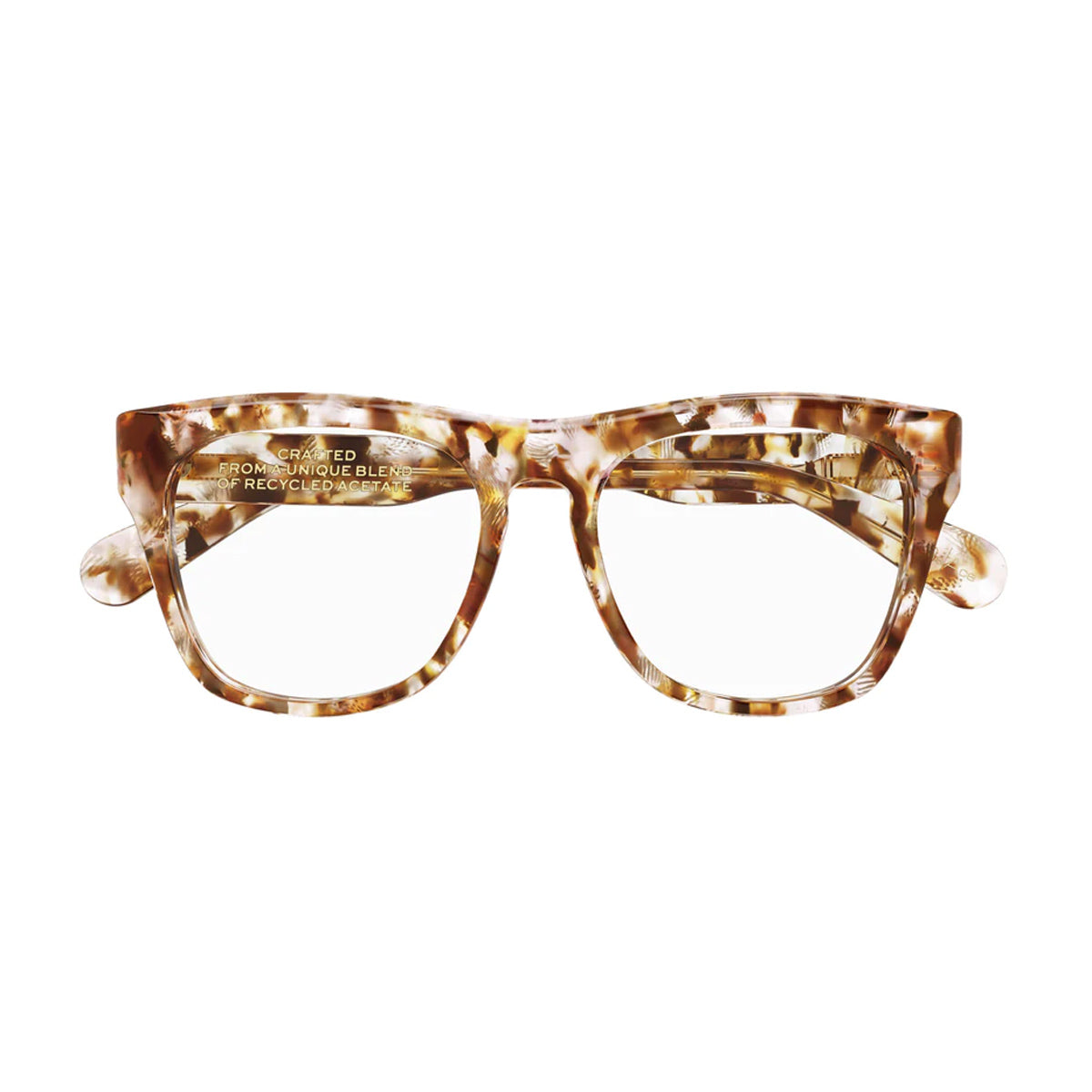 CH0191O 004 Beige Recycled Acetate Occhiali Vista