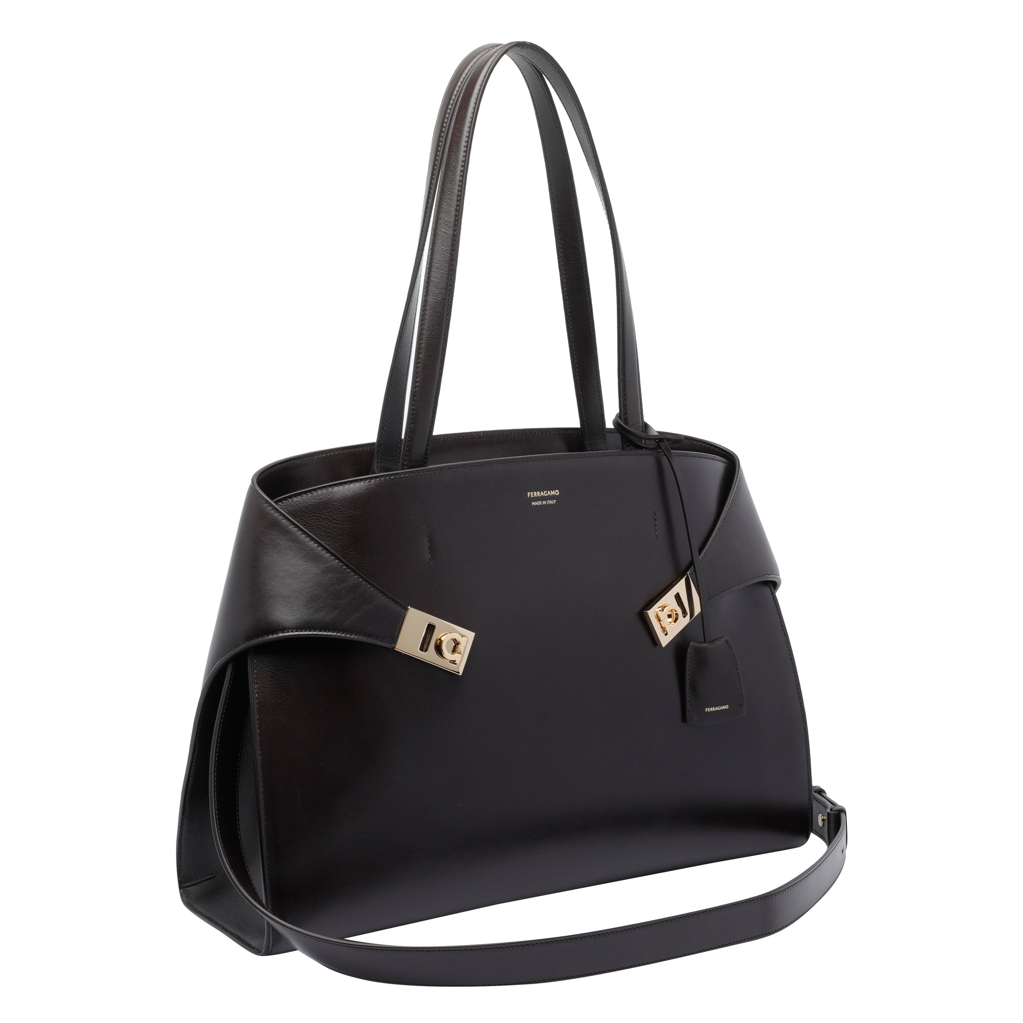 Ferragamo Bags Brown Calf Leather