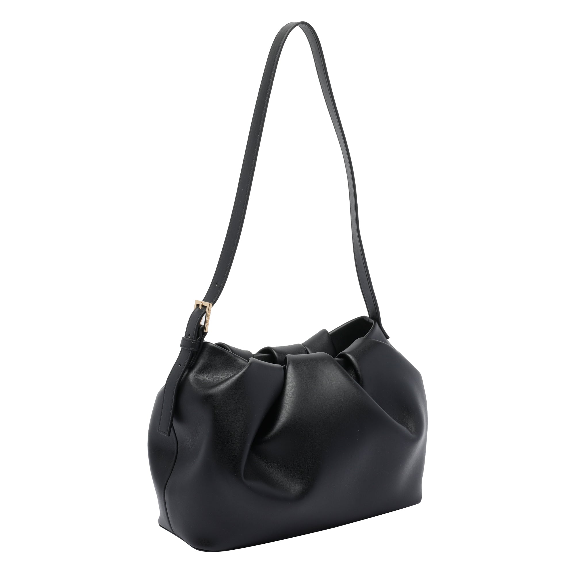 The Moire Bags Black Tia Vegan Fabric