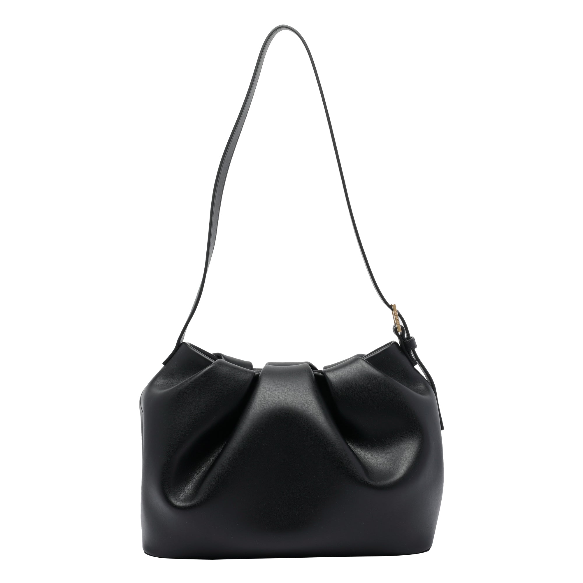 The Moire Bags Black Tia Vegan Fabric