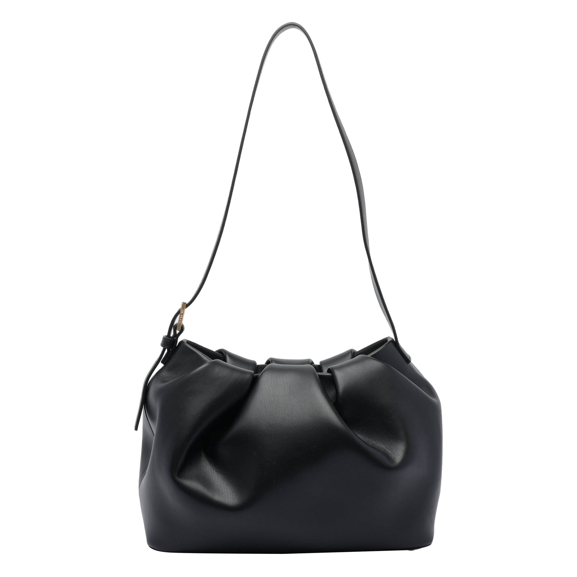 The Moire Bags Black Tia Vegan Fabric
