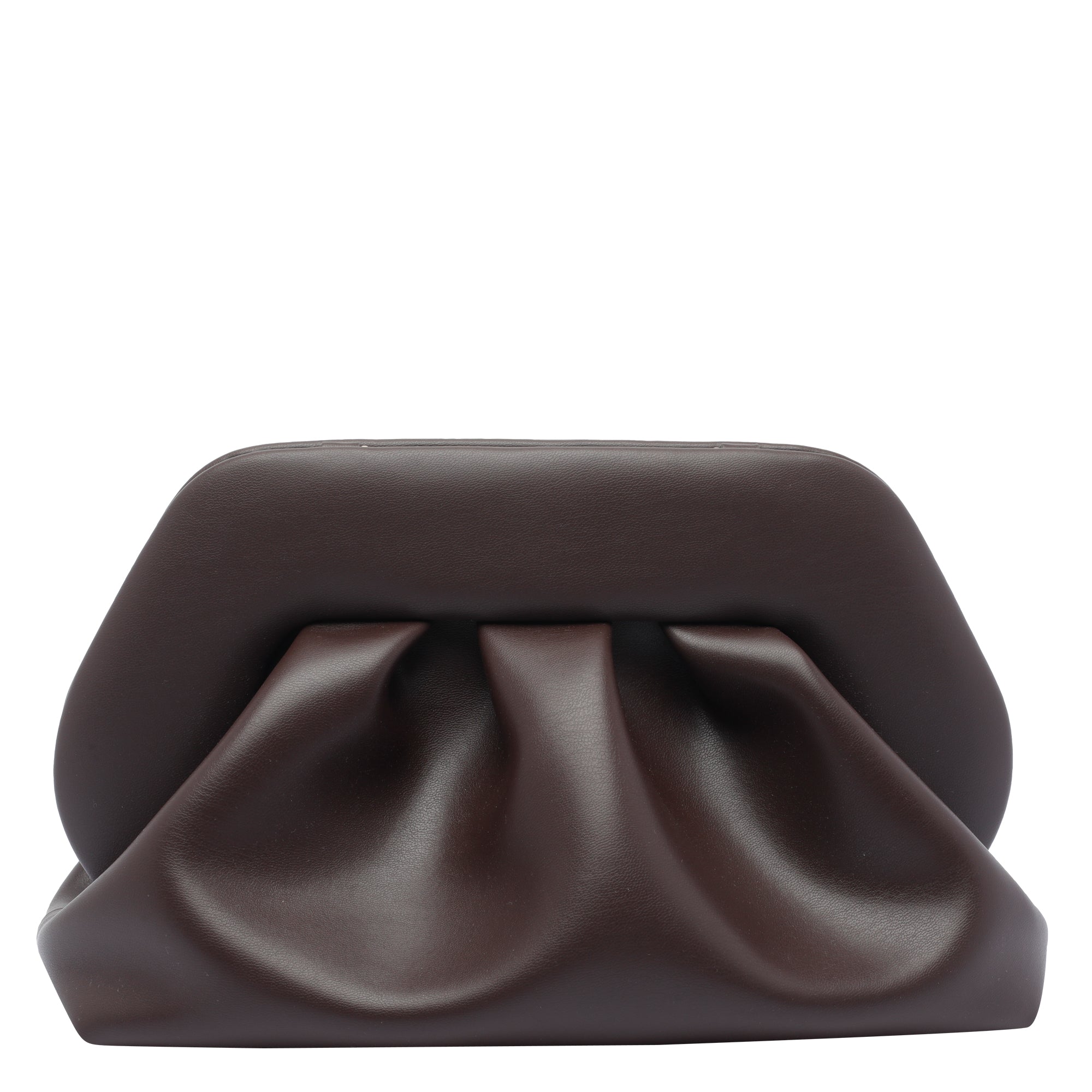 The Moire Bags Brown Tia Vegan Fabric