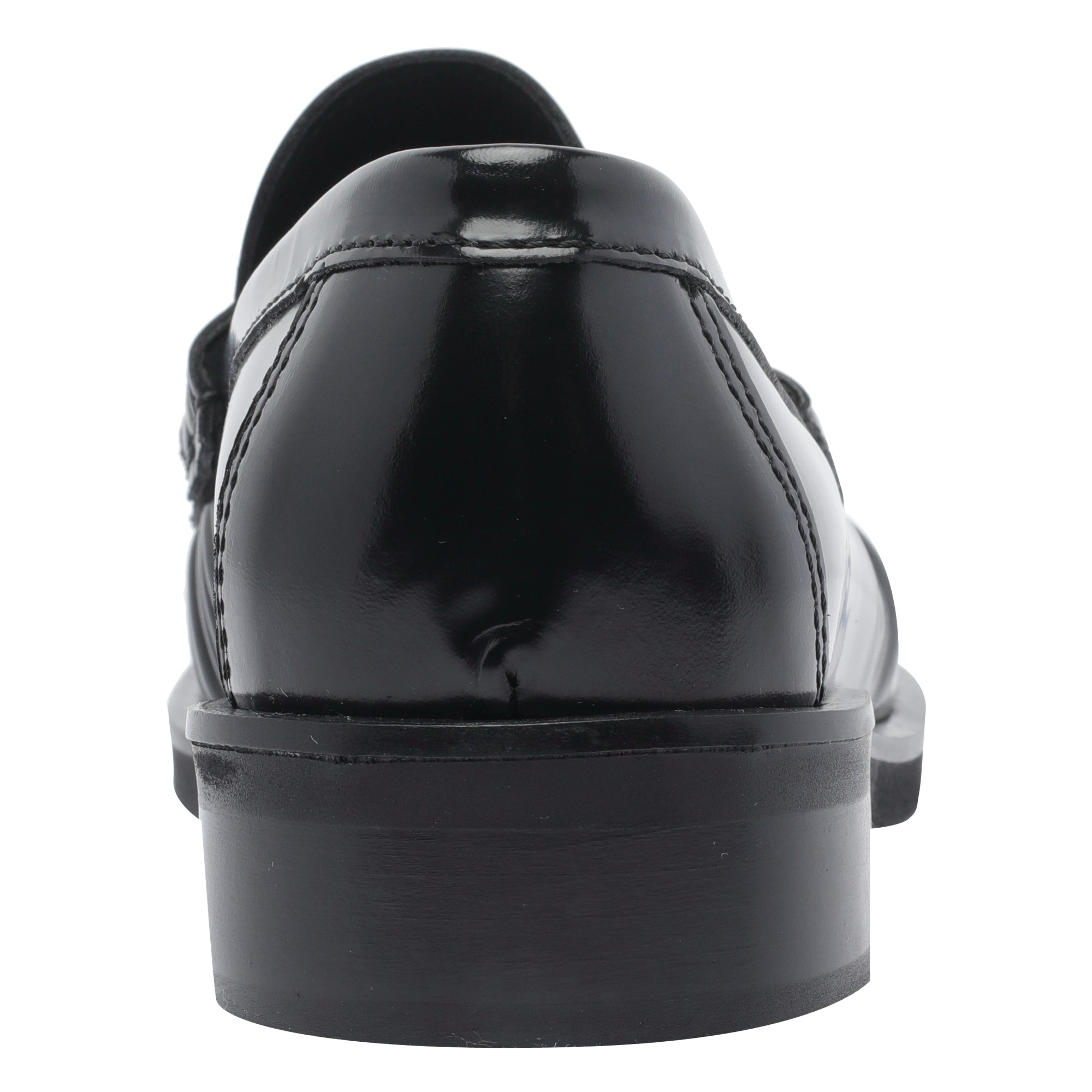 Poeve Flat Shoes Black Calf Leather/rubber Sole