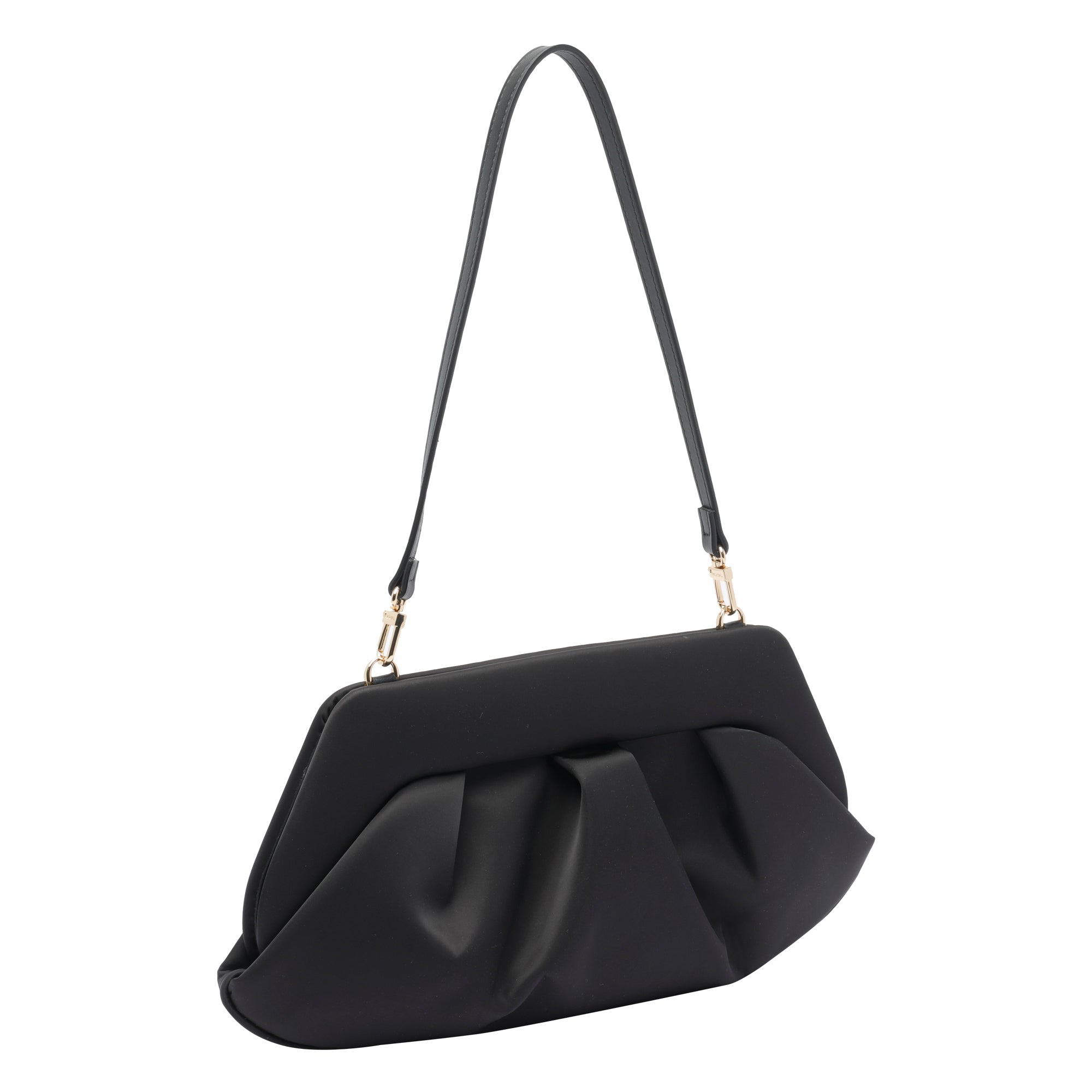 The Moire Bags Black Fabric