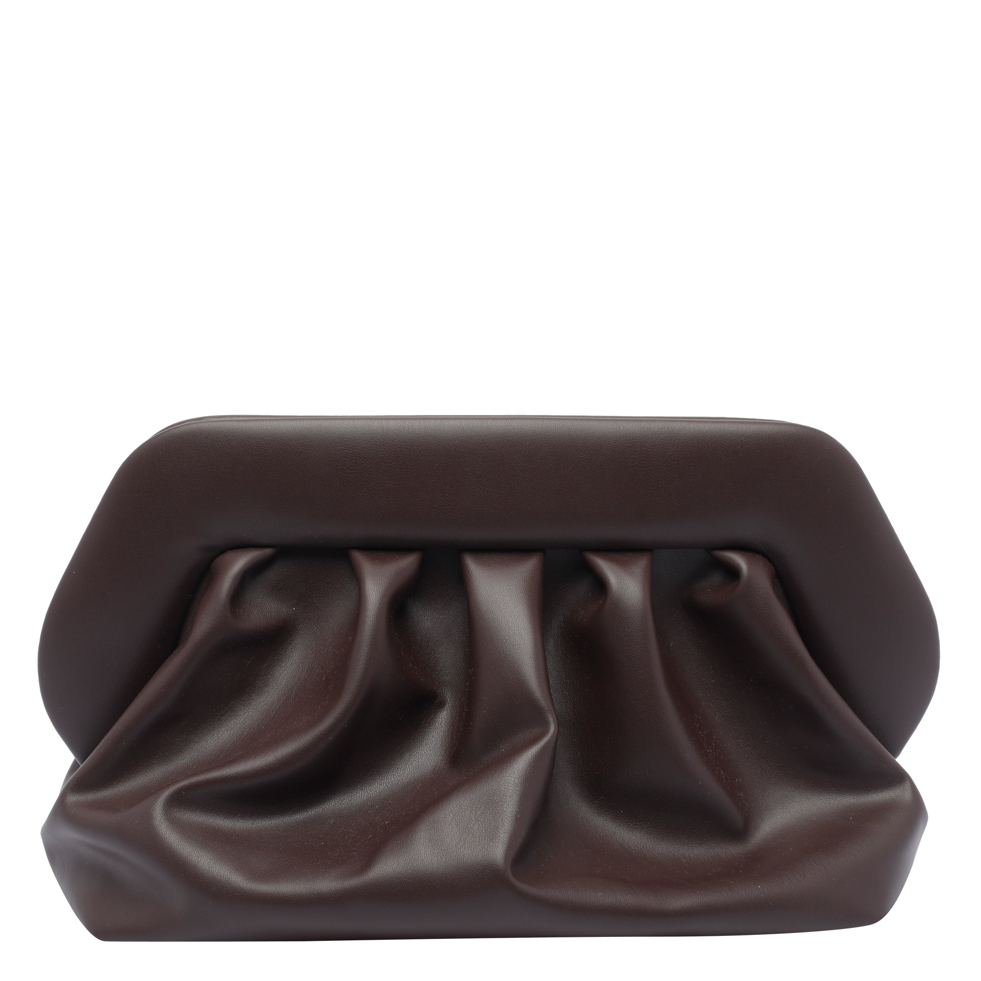 The Moire Bags Brown Tia Vegan Fabric
