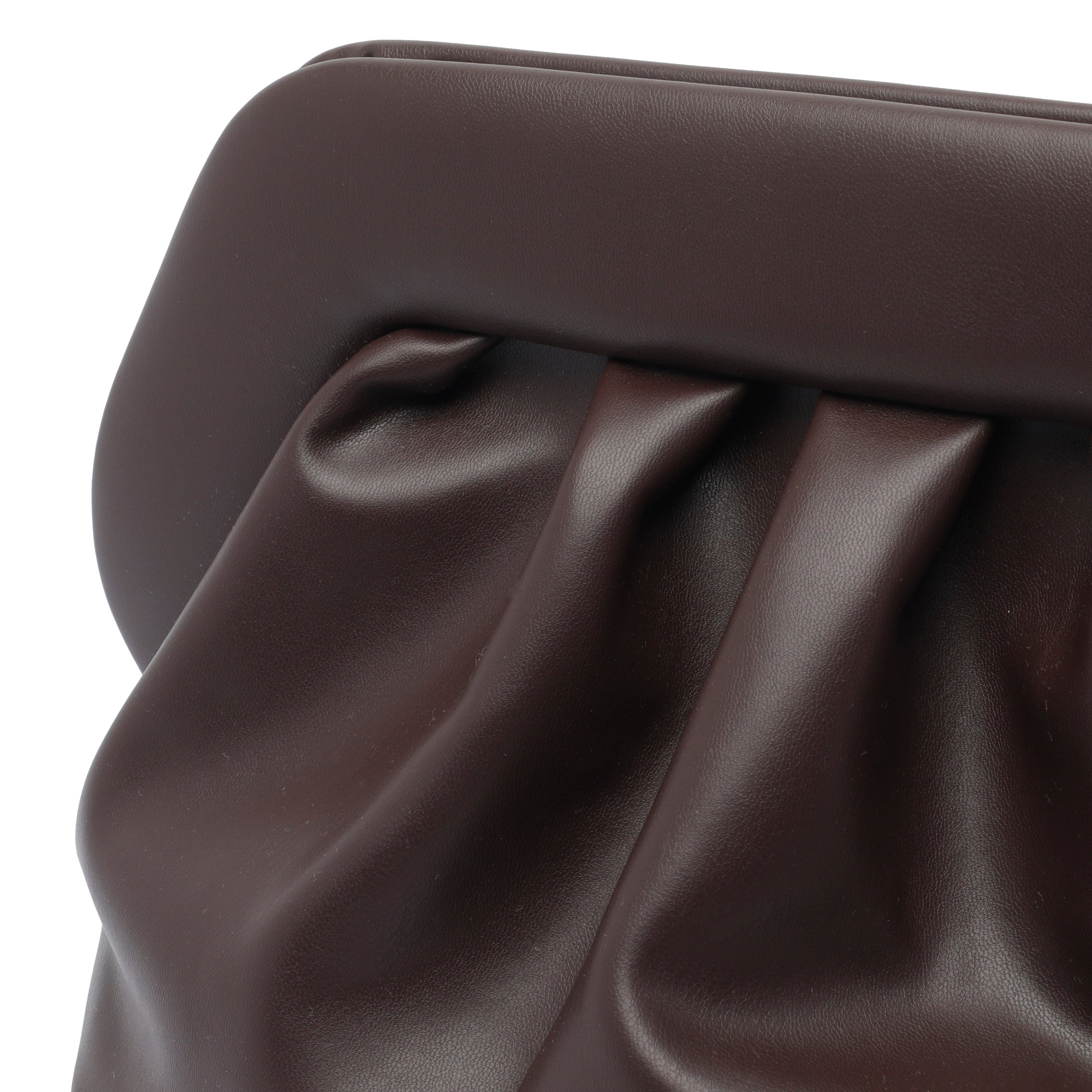 The Moire Bags Brown Tia Vegan Fabric