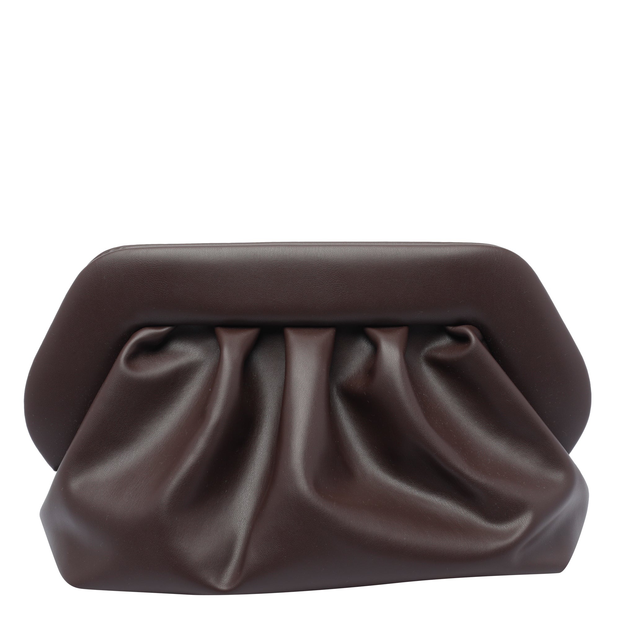 The Moire Bags Brown Tia Vegan Fabric