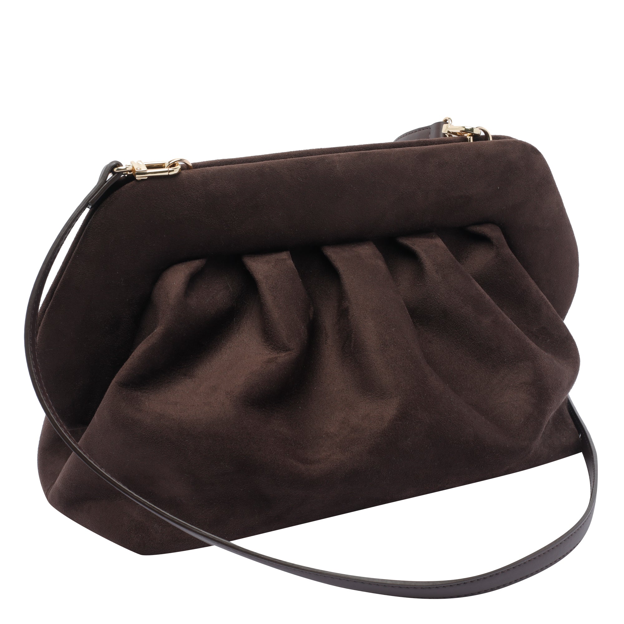 The Moire Bags Brown Fabric