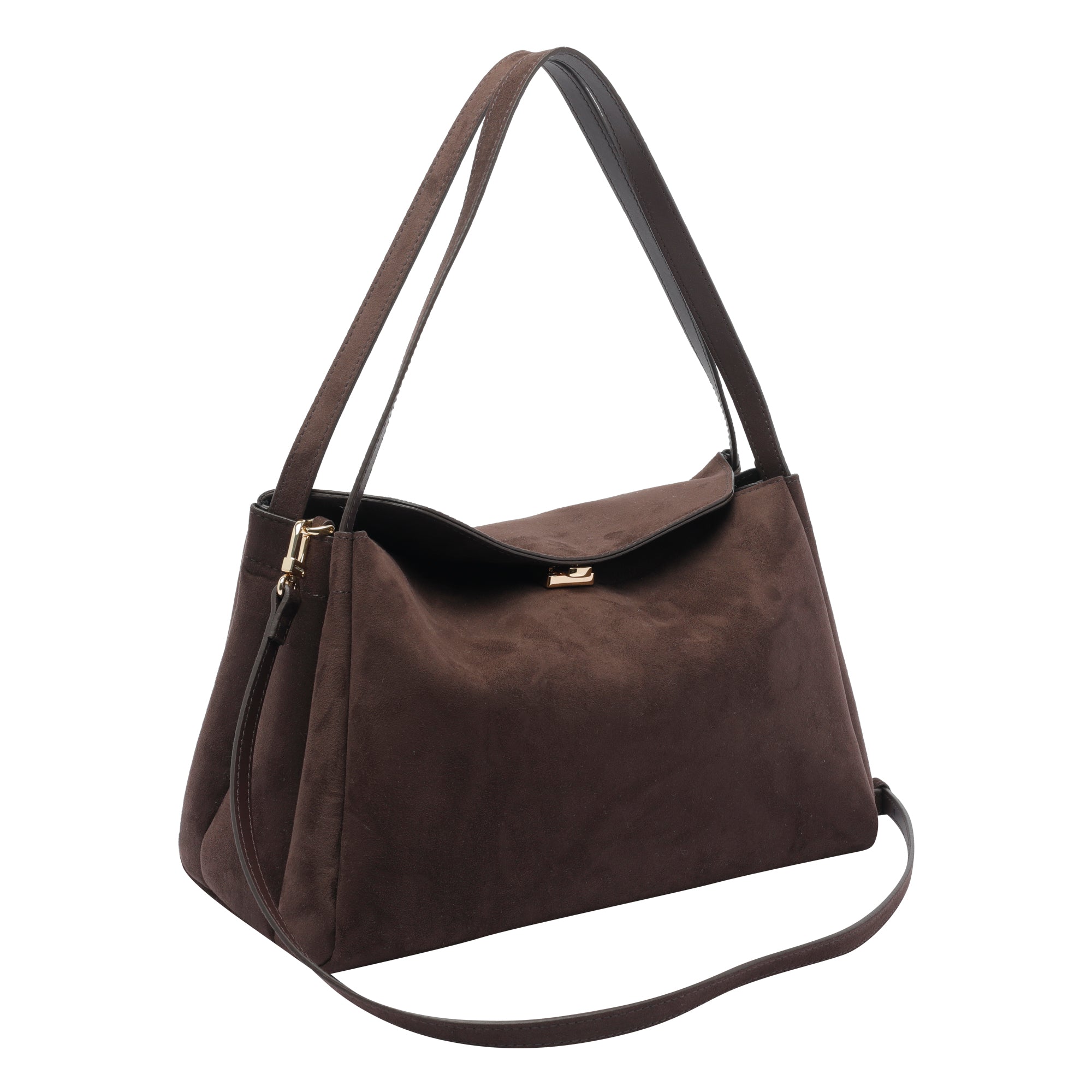 The Moire Bags Brown Fabric