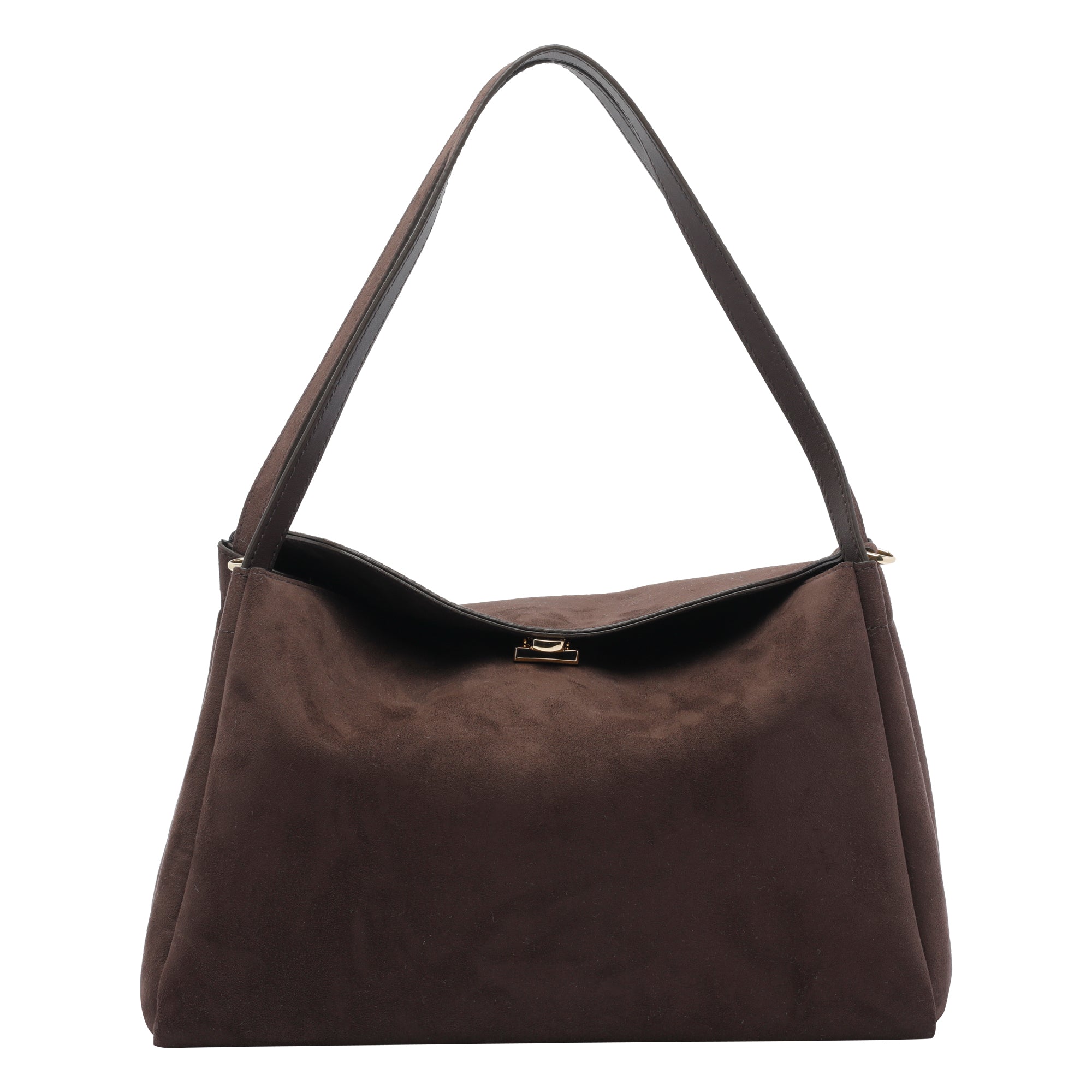 The Moire Bags Brown Fabric