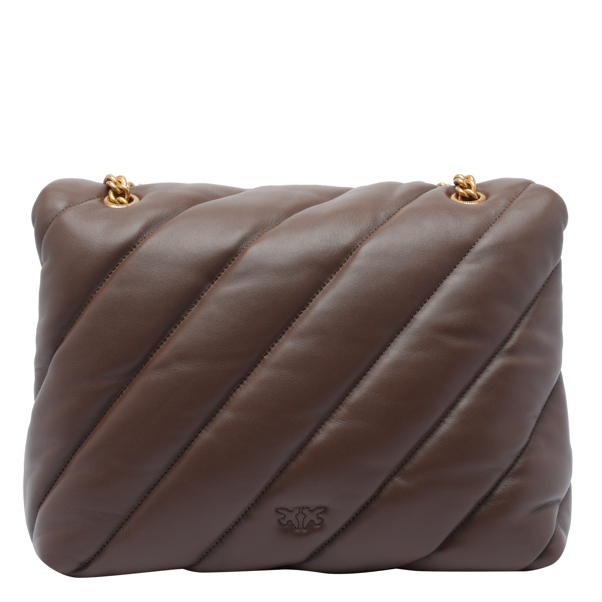 Pinko Bags Brown Calf Leather