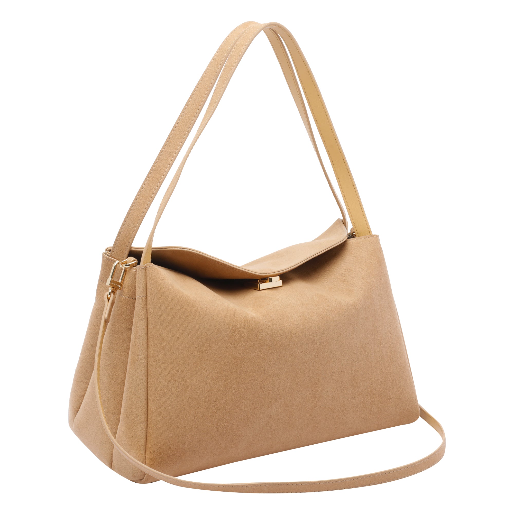 The Moire Bags Beige Fabric