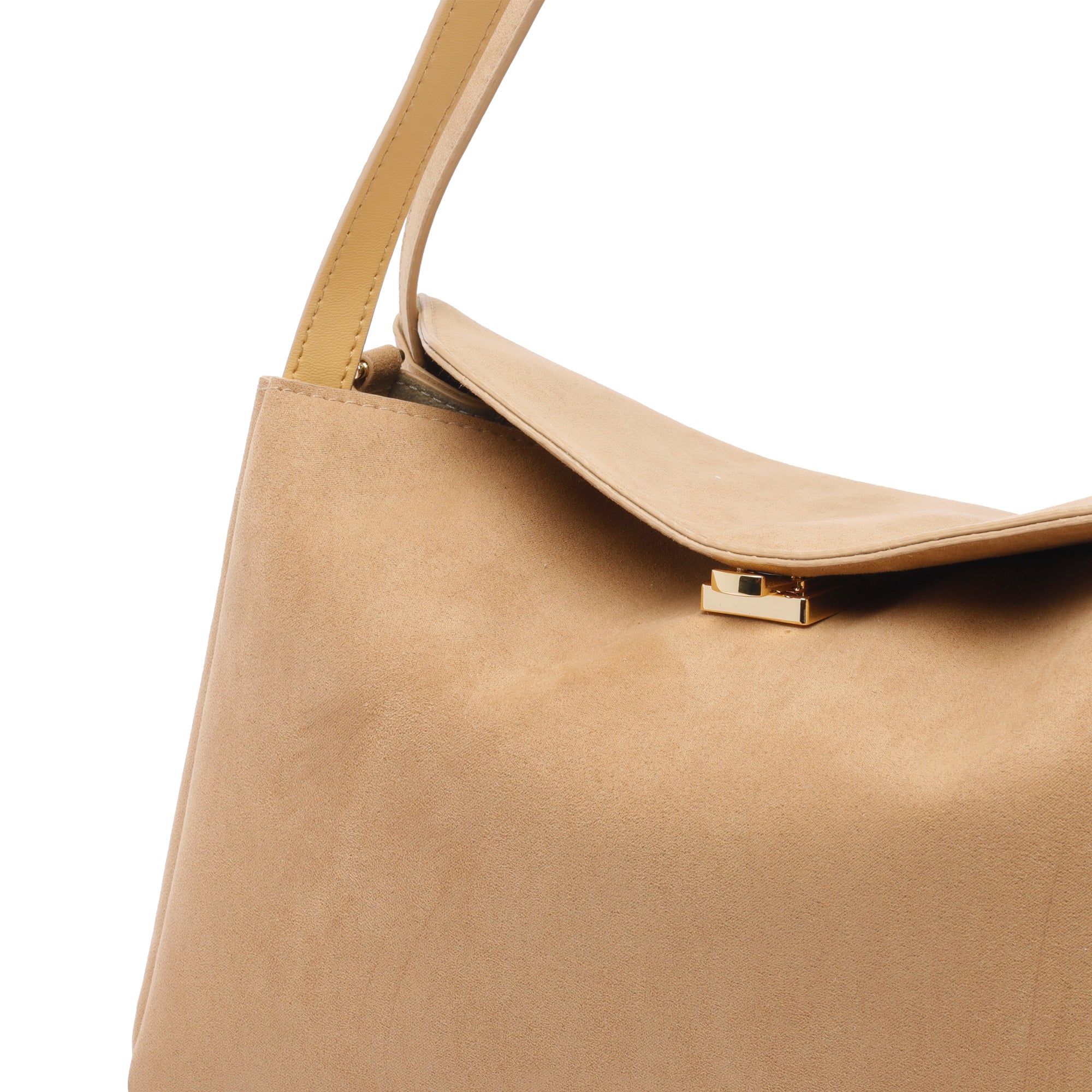 The Moire Bags Beige Fabric