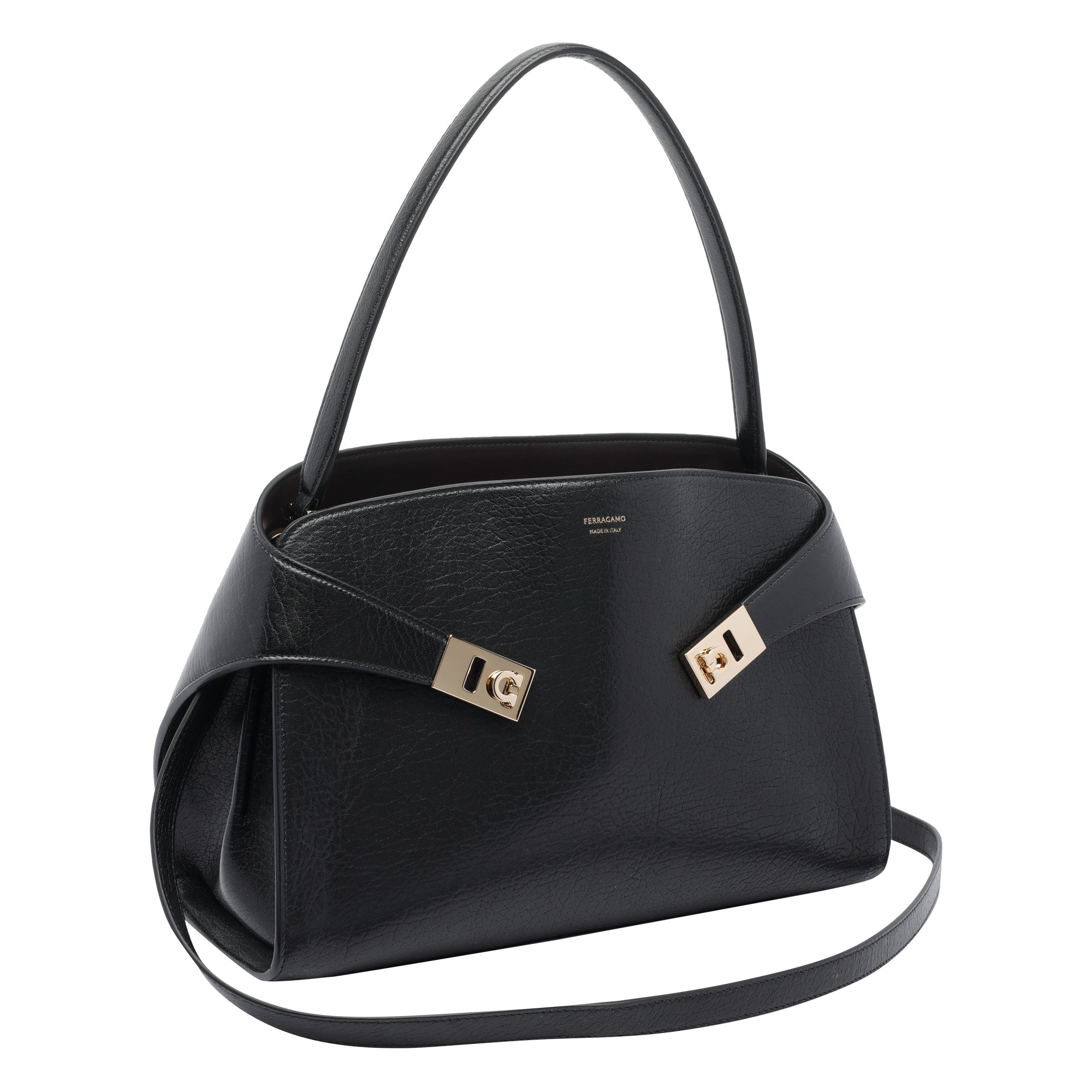Ferragamo Bags Black Calf Leather