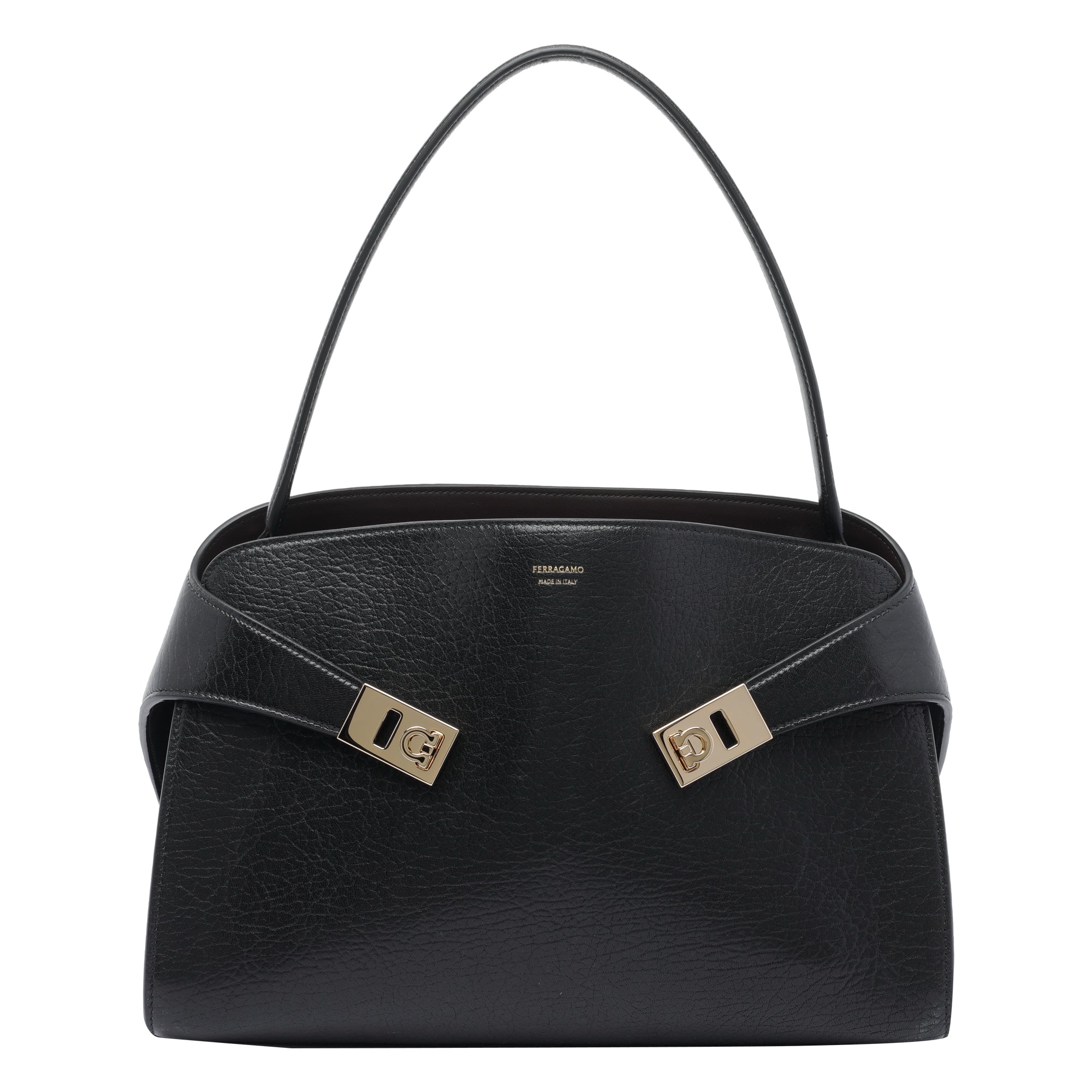 Ferragamo Bags Black Calf Leather