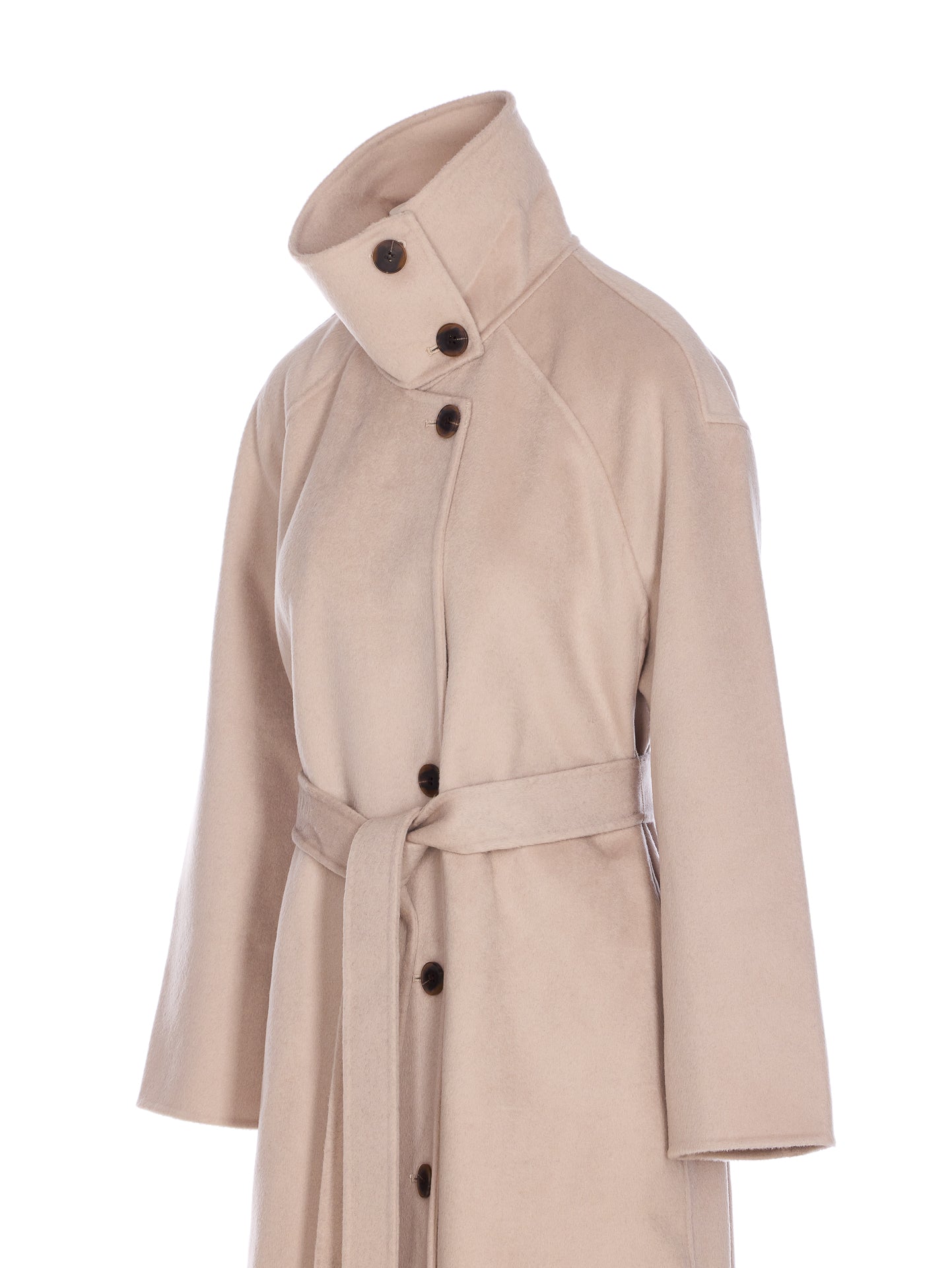 The Dynamis Studio Coats Beige Wool