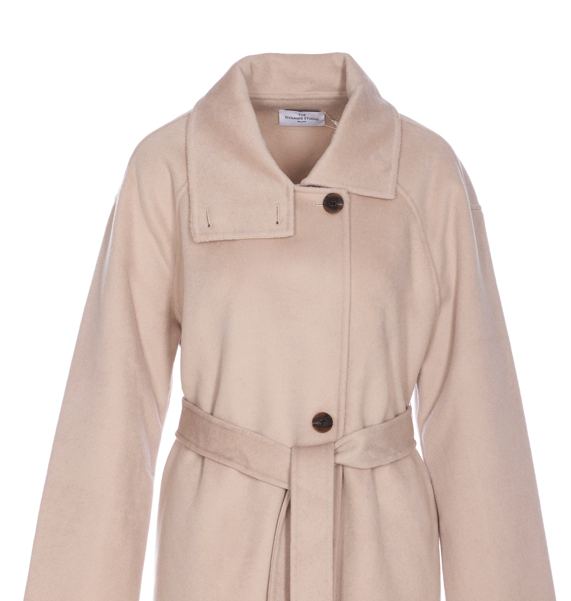 The Dynamis Studio Coats Beige Wool