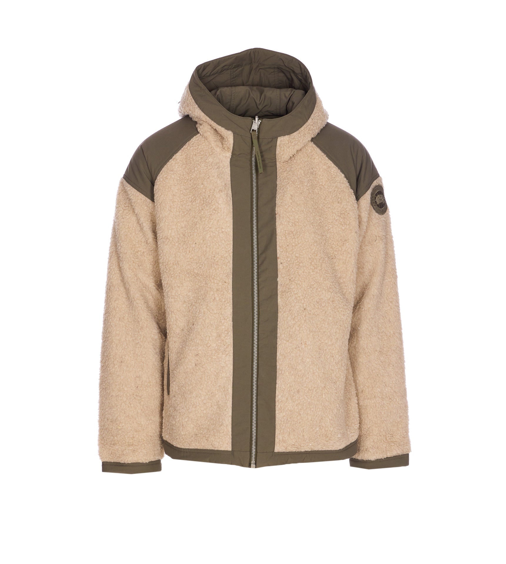 Canada Goose Coats Beige Shell:wool