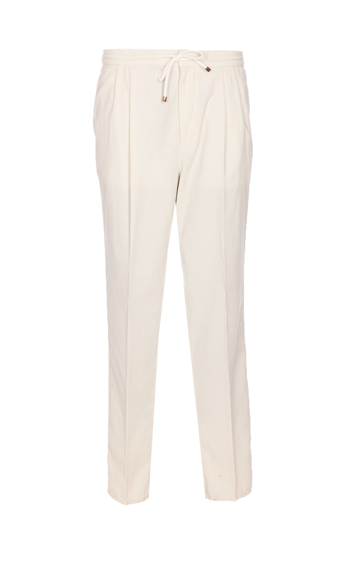 Brunello Cucinelli Trousers White Cotton