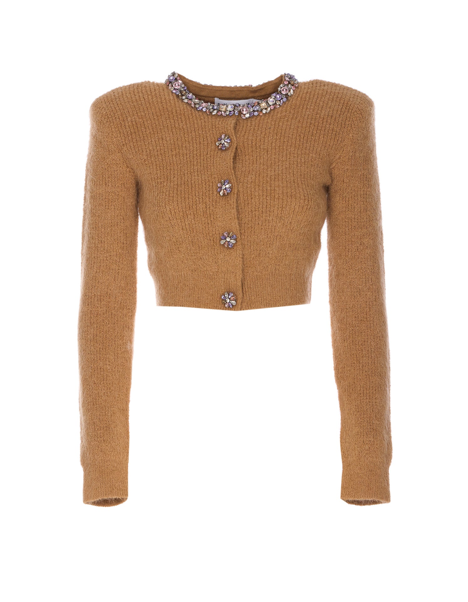 Self Portrait Sweaters Brown Polyester
