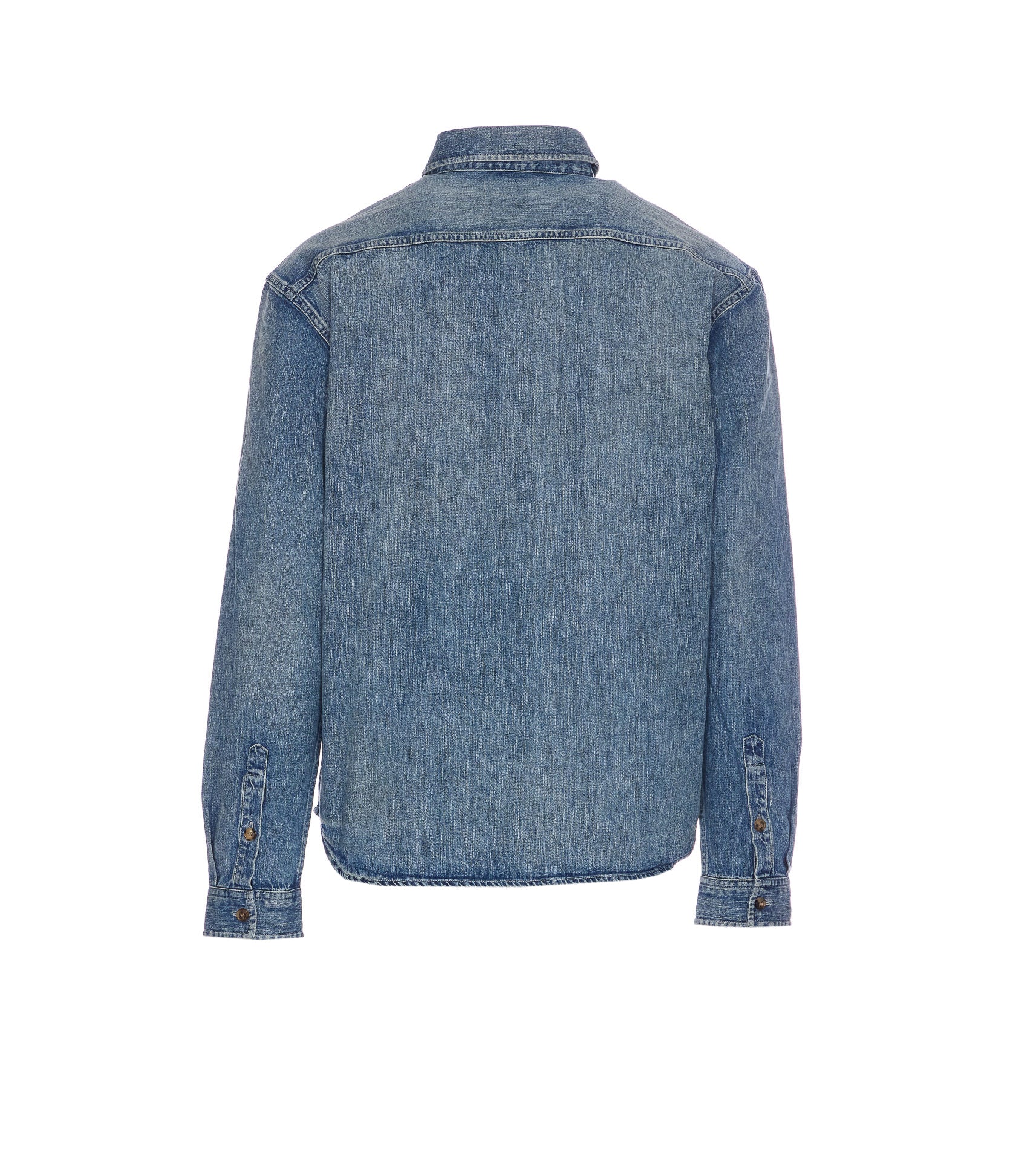 Saint Laurent Shirts Blue Cotton