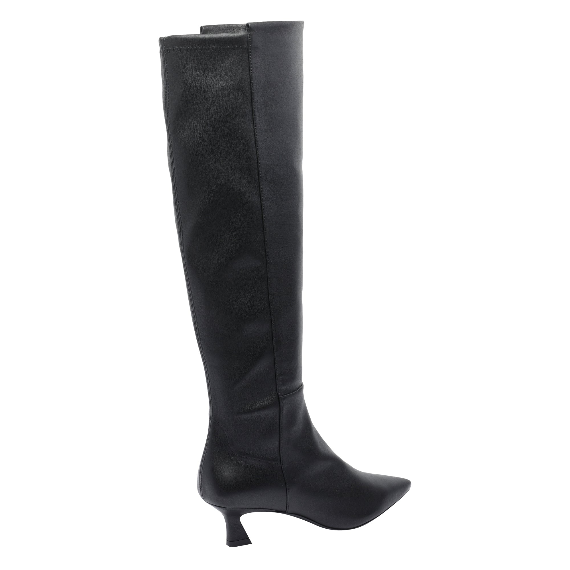 Stuart Weitzman Boots Black Calf Leather/leather Sole