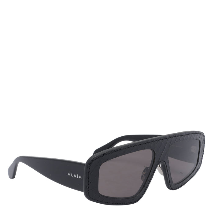 Alaia Sunglasses Black Acetato And Leather