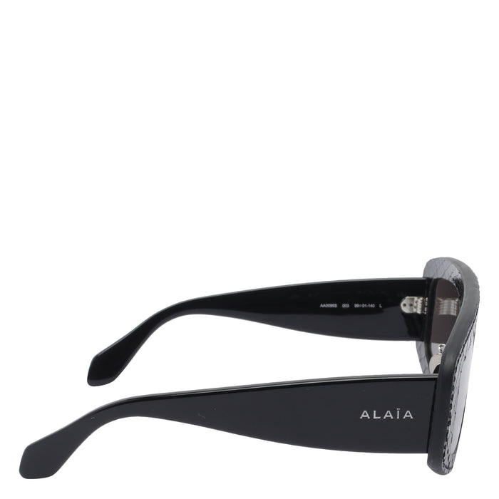 Alaia Sunglasses Black Acetato And Leather