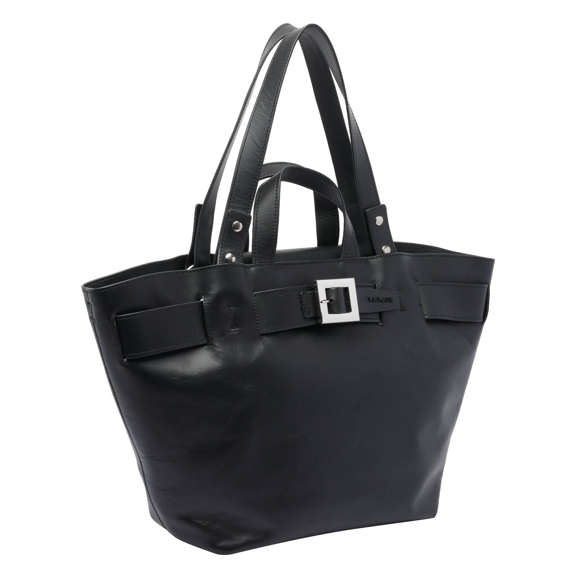 Vic Matie Bags Black Calf Leather