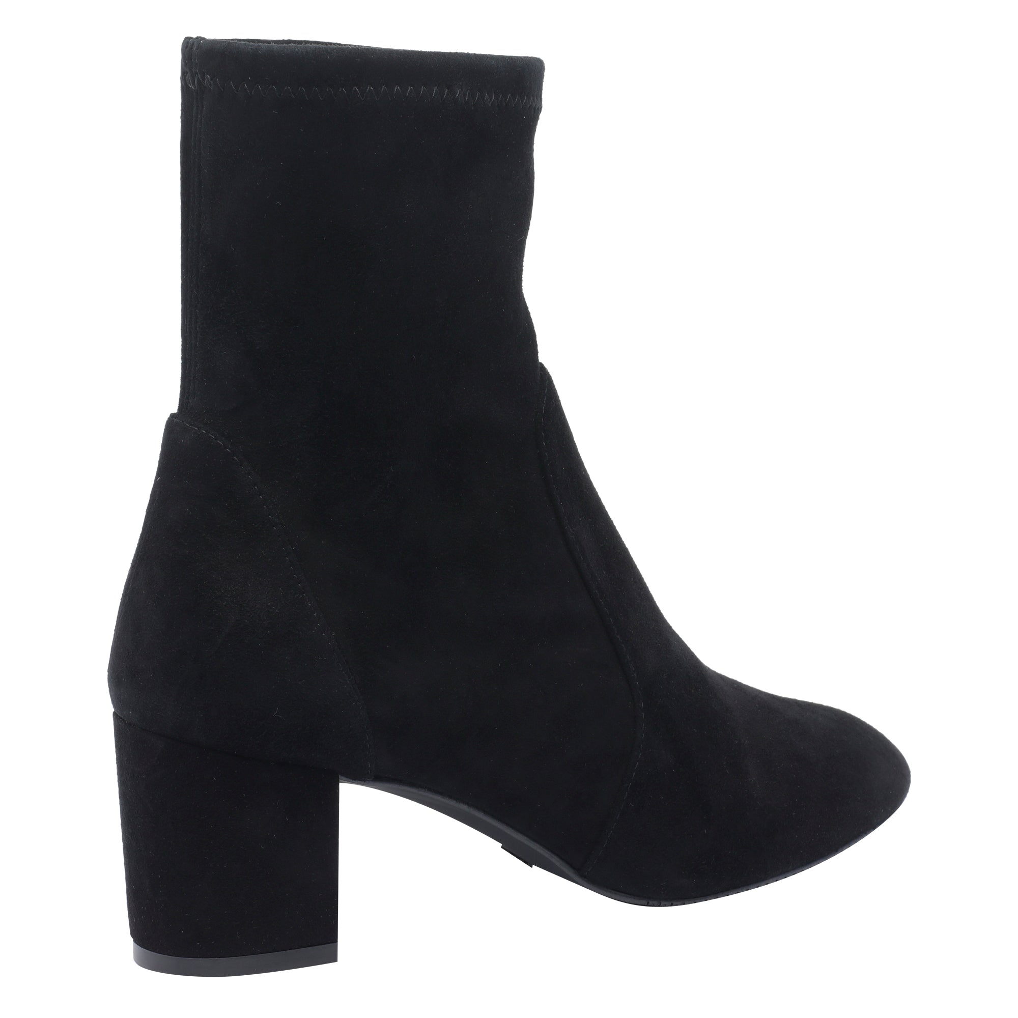 Stuart Weitzman Boots Black Suede Leather/rubber Sole
