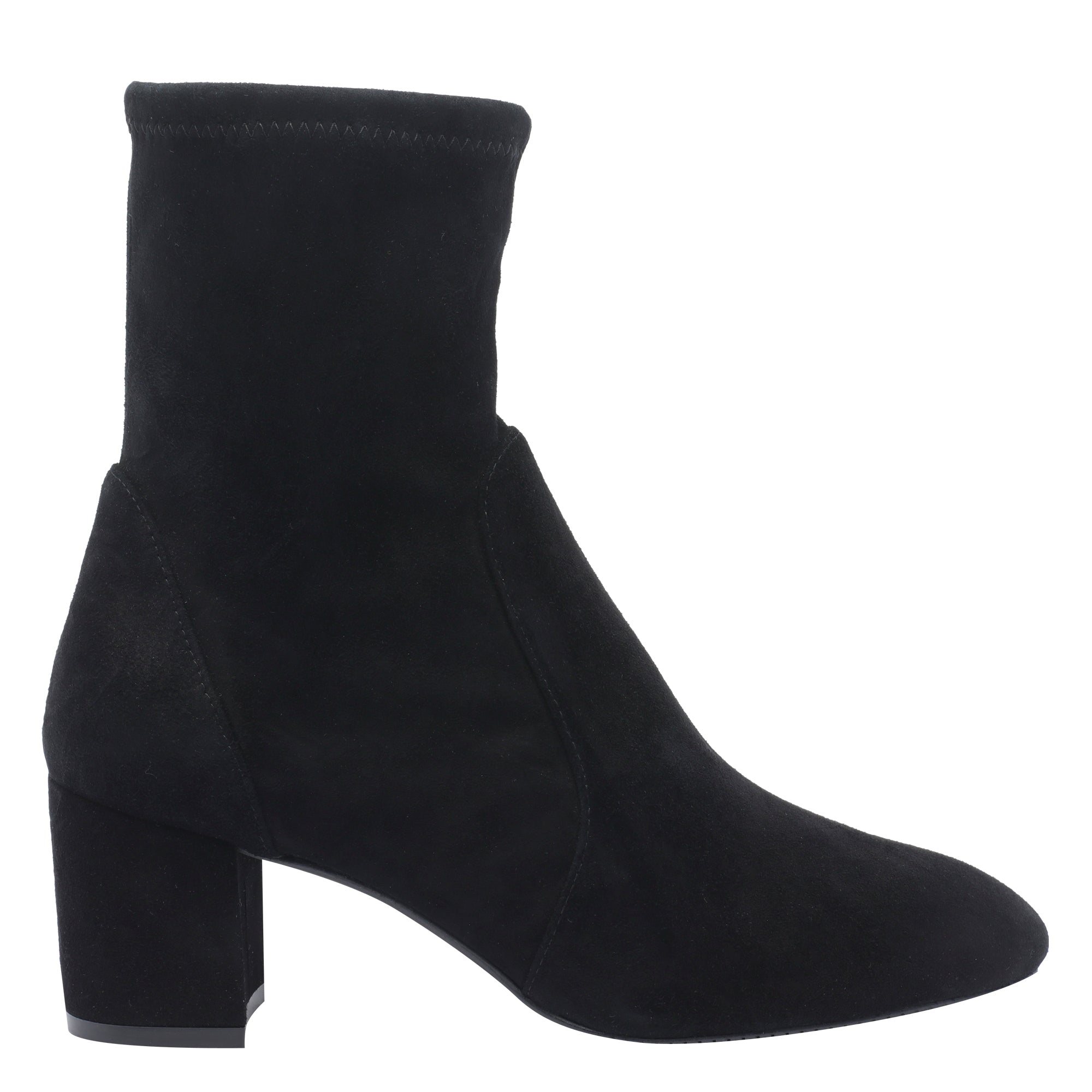 Stuart Weitzman Boots Black Suede Leather/rubber Sole
