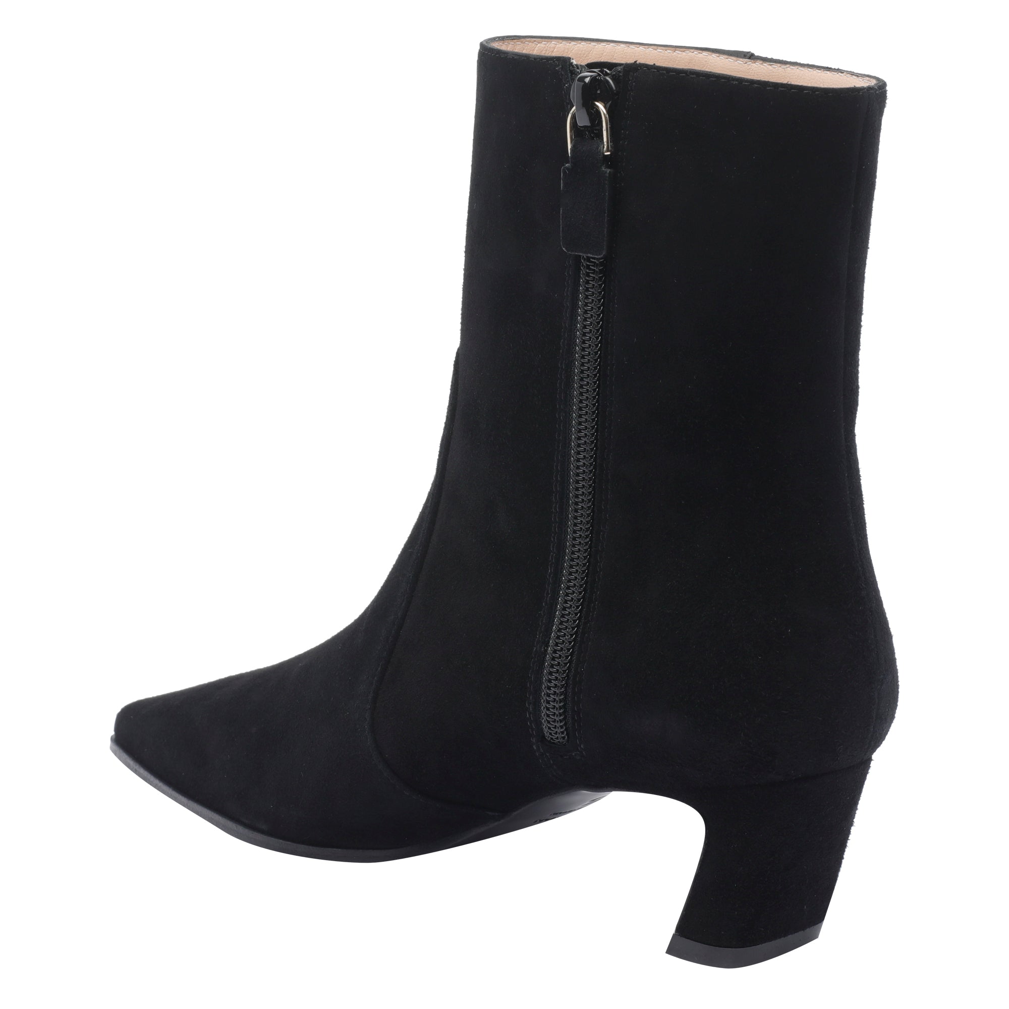 Stuart Weitzman Boots Black Suede Leather/leather Sole