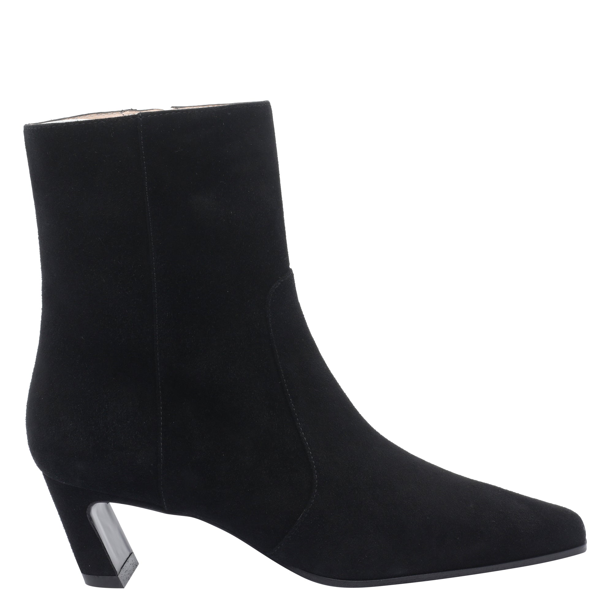 Stuart Weitzman Boots Black Suede Leather/leather Sole