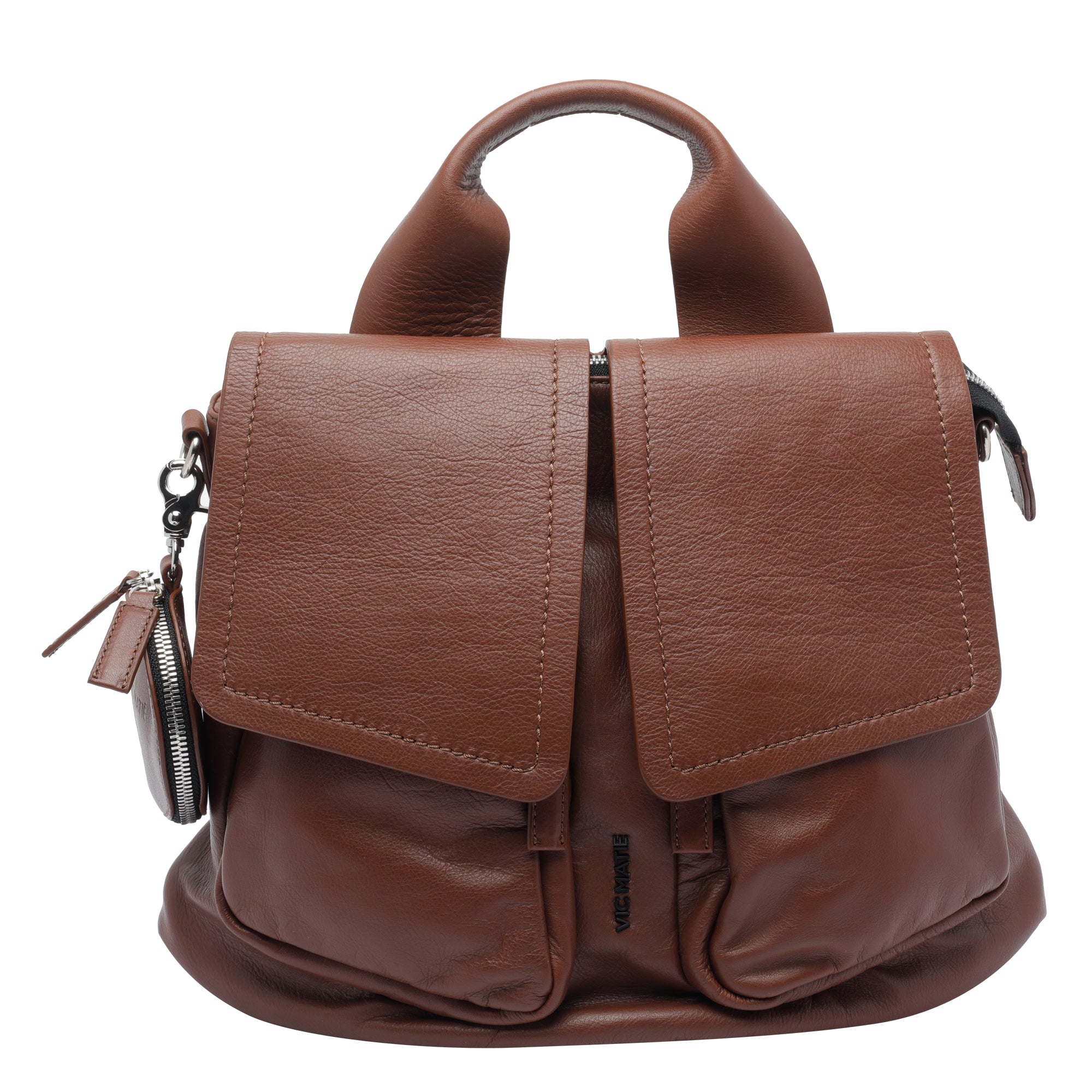Vic Matie Bags Brown Calf Leather