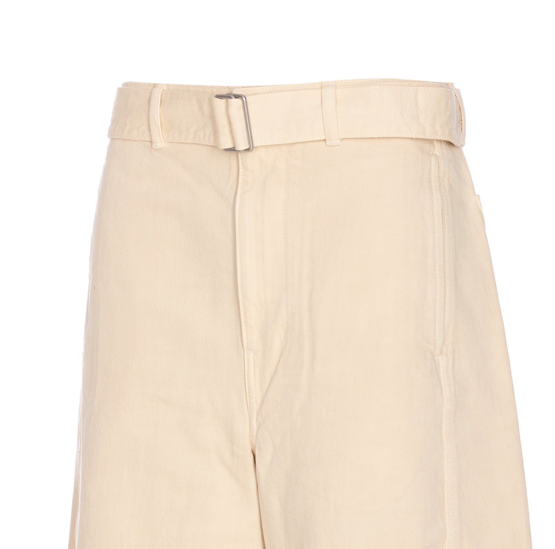 Lemaire Trousers White Cotton