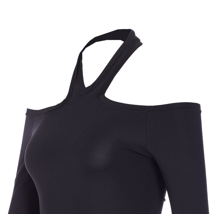 Pinko Top Black Nylon Elastane
