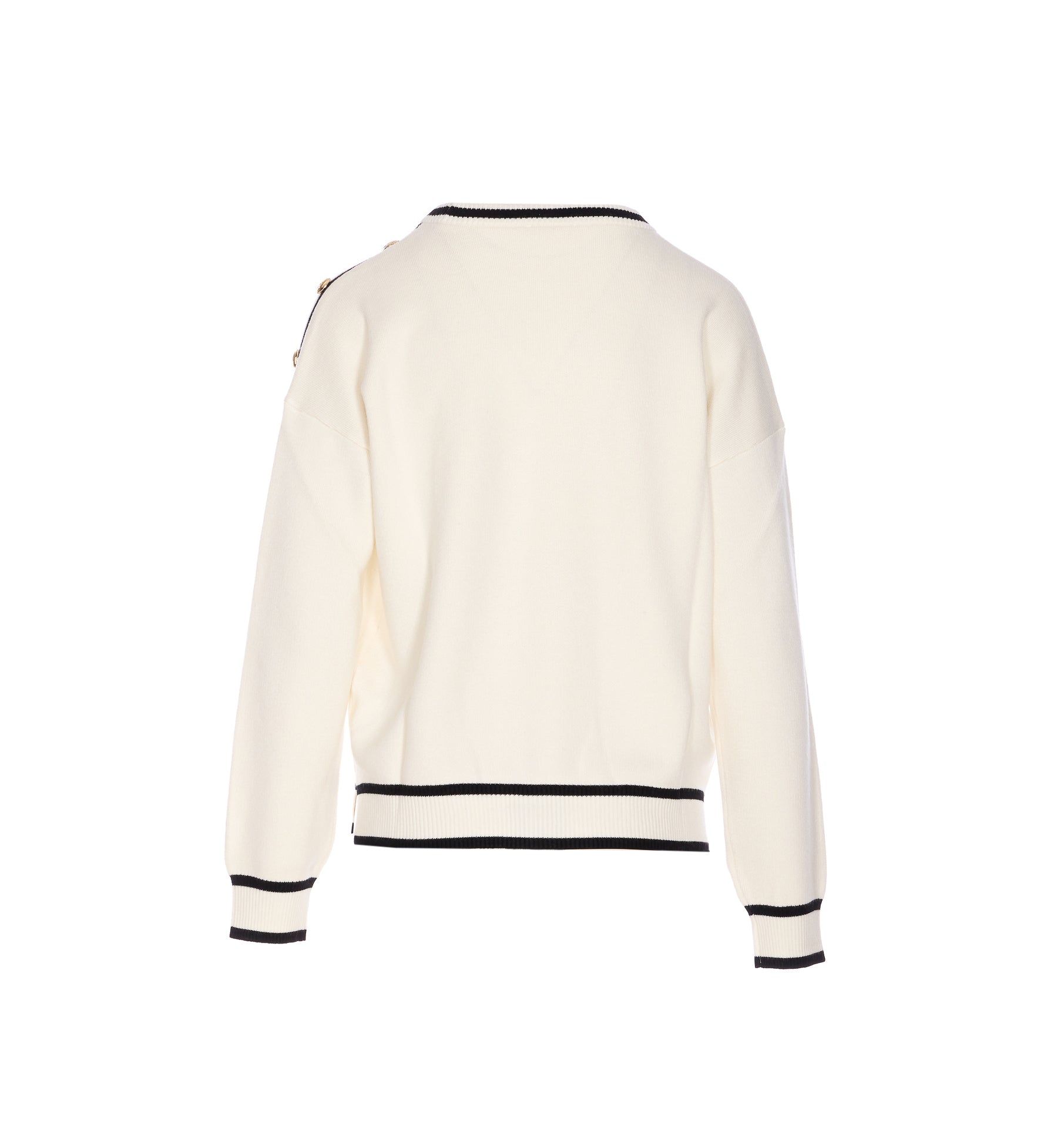 Liu Jo Sweaters White Viscose Polyamide Silk