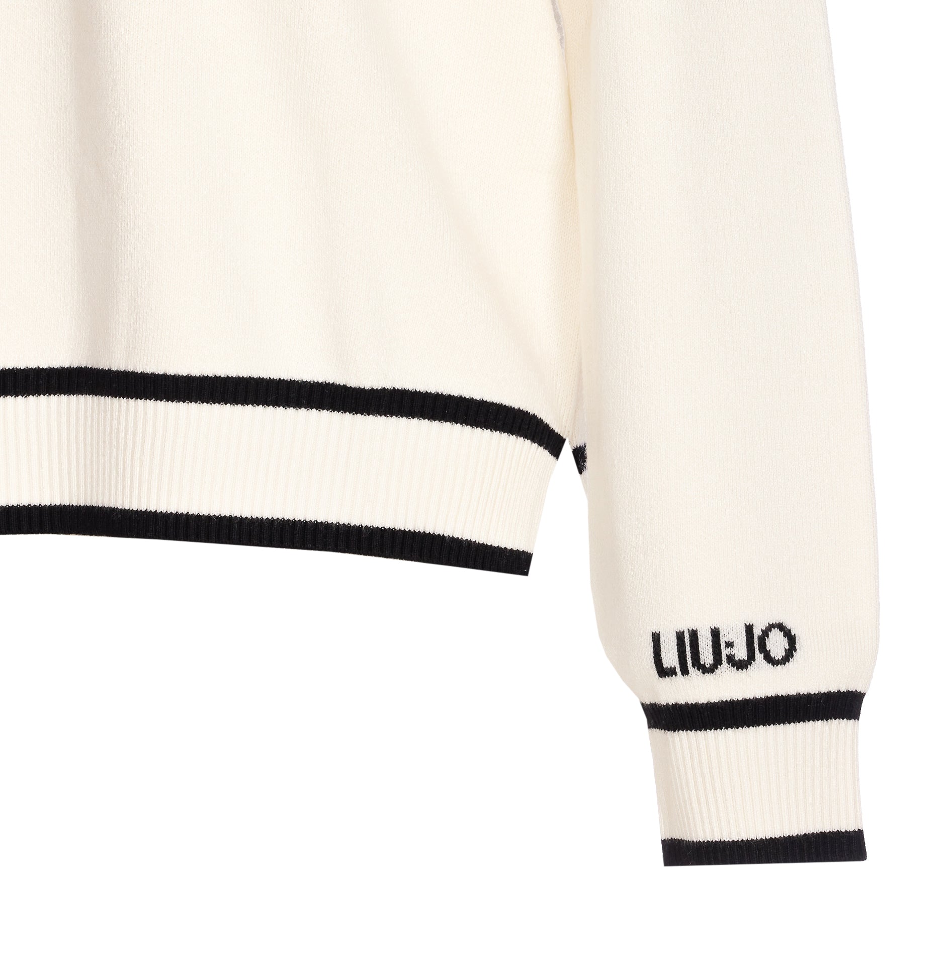 Liu Jo Sweaters White Viscose Polyamide Silk