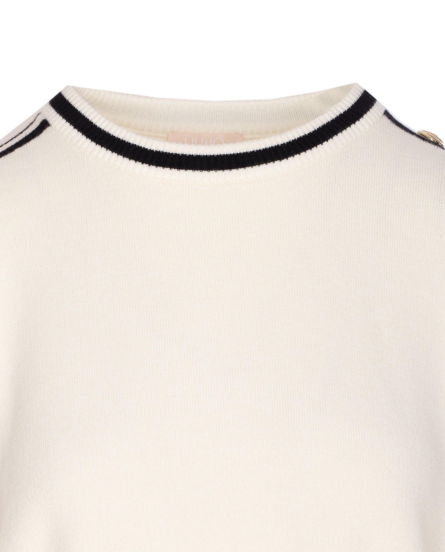 Liu Jo Sweaters White Viscose Polyamide Silk