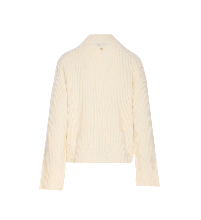 Liu Jo Sweaters White Acryliq Wool