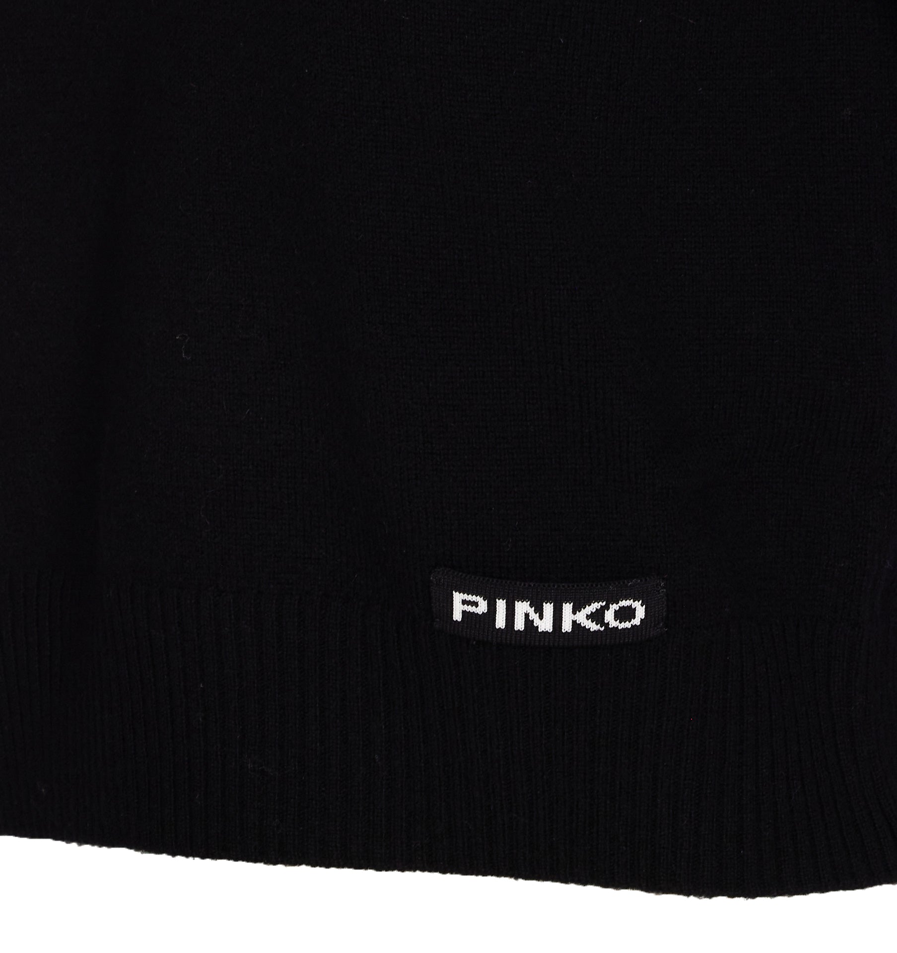 Pinko T-Shirts And Polos Black Wool Cashmere