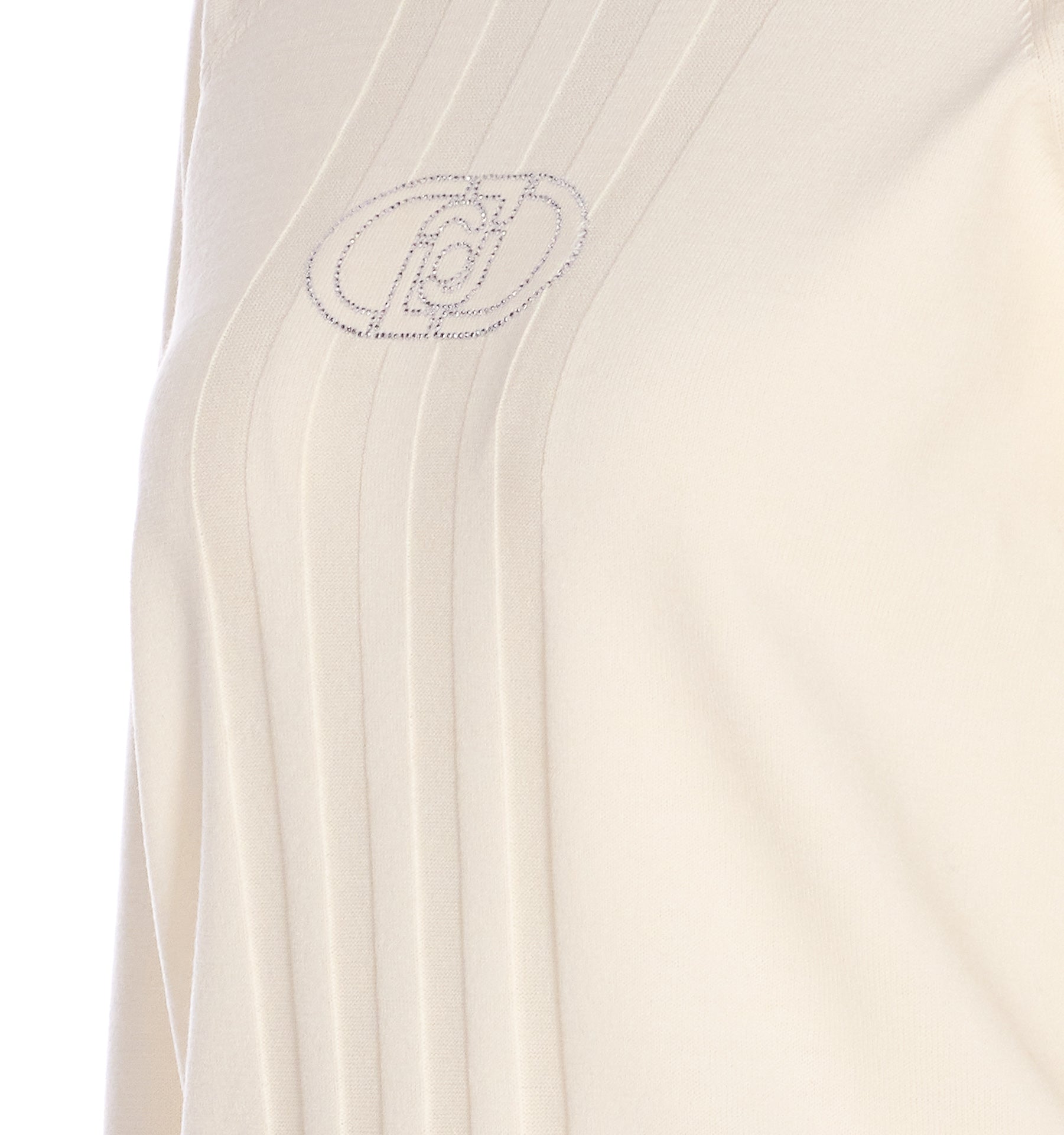 Liu Jo Sweaters White Viscose Polyester