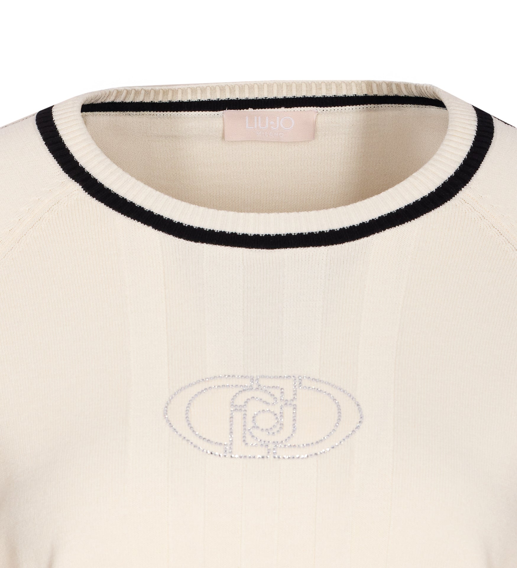 Liu Jo Sweaters White Viscose Polyester
