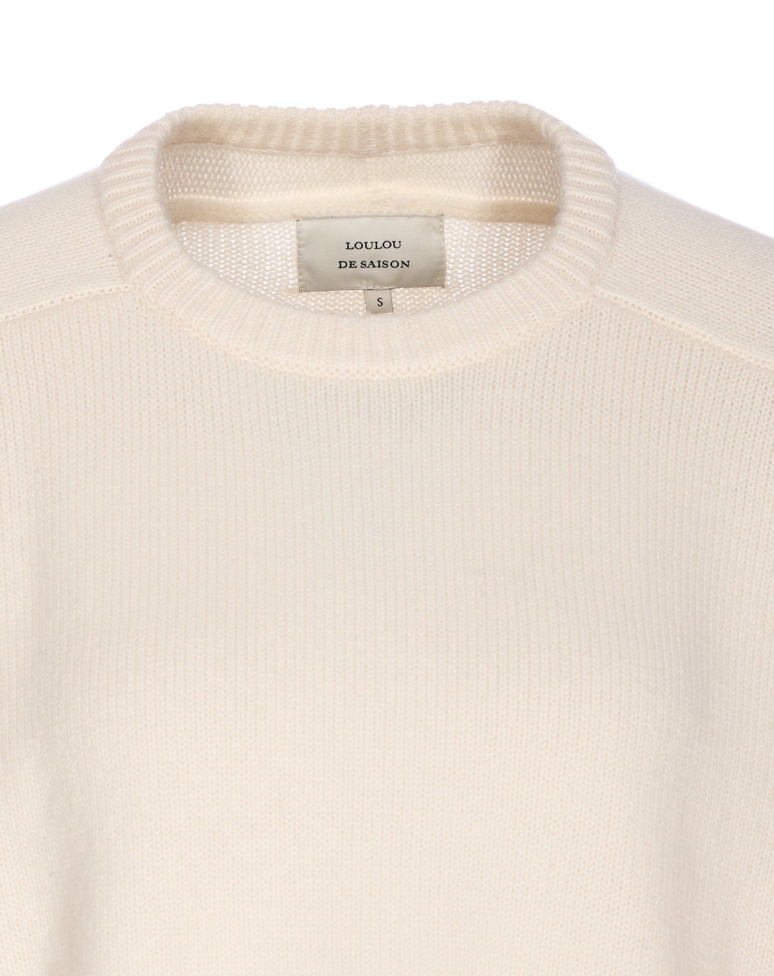LOULOU DE SAISON Sweaters White Merino Wool Cashmere