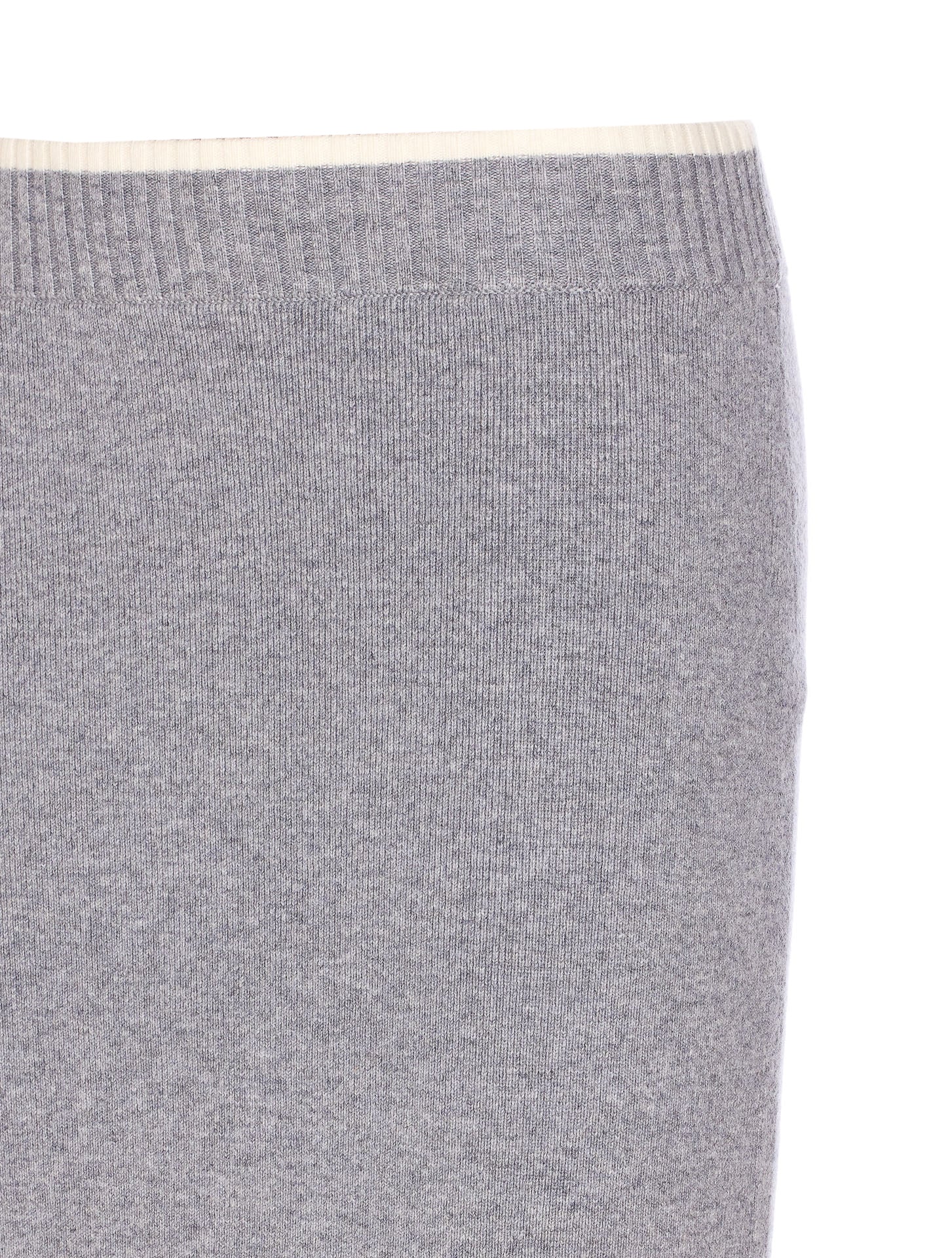 Pinko Skirts Grey Wool Nylon Elastane