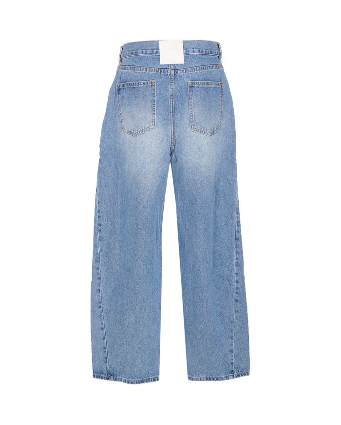 Eleh Jeans Blue Cotton Polyester