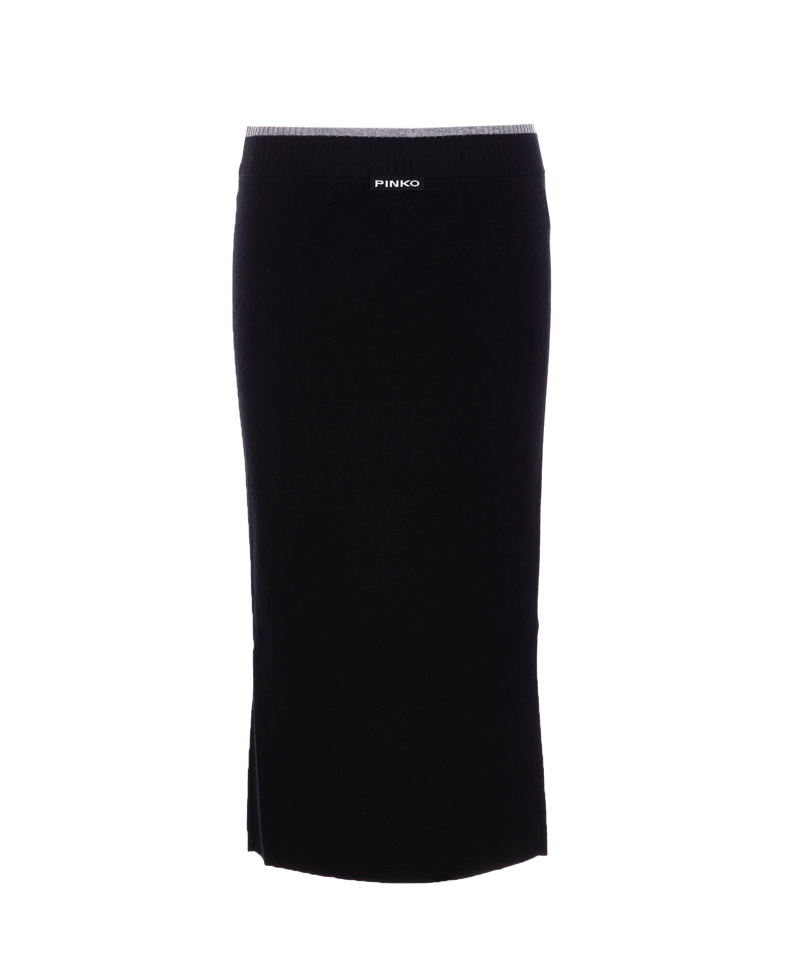 Pinko Skirts Black Wool Nylon Elastane