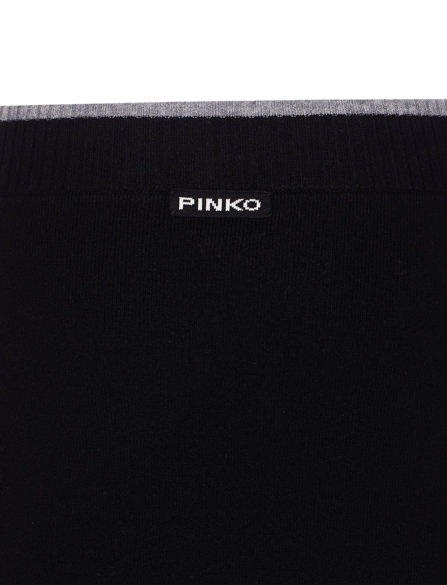 Pinko Skirts Black Wool Nylon Elastane