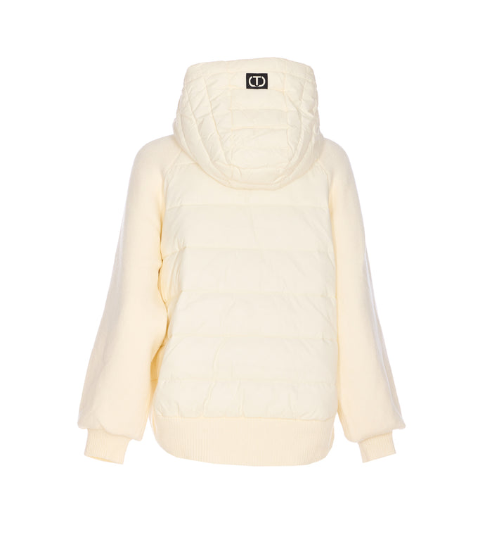 Twin-Set Coats White Polyamide