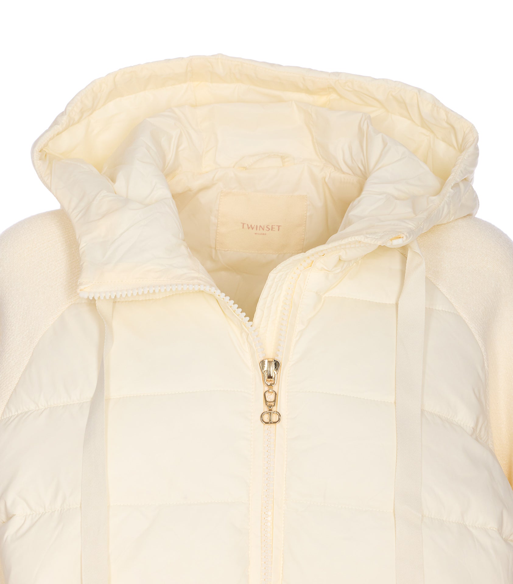 Twin-Set Coats White Polyamide